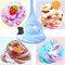 5 Pack Butter Slime,Pink Strawberry, Blue Ice Cream,Two-Toned Colorful Slime